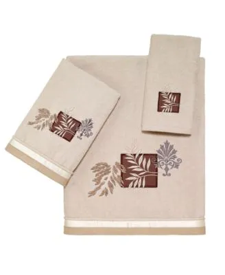 Avanti Serenity Embroidered Cotton Bath Towels