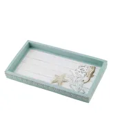 Avanti Farmhouse Shell Textured Resin Bathroom Tray