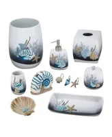 Avanti Blue Lagoon Ombre Seashells Bath Accessories