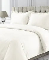 750 Thread Count Sateen Oversized Solid King Duvet Cover Set