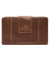 Mancini Casablanca Collection Rfid Secure Ladies Clutch Wallet