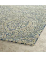 Kaleen Weathered WTR01-17 Blue 2' x 6' Runner Rug