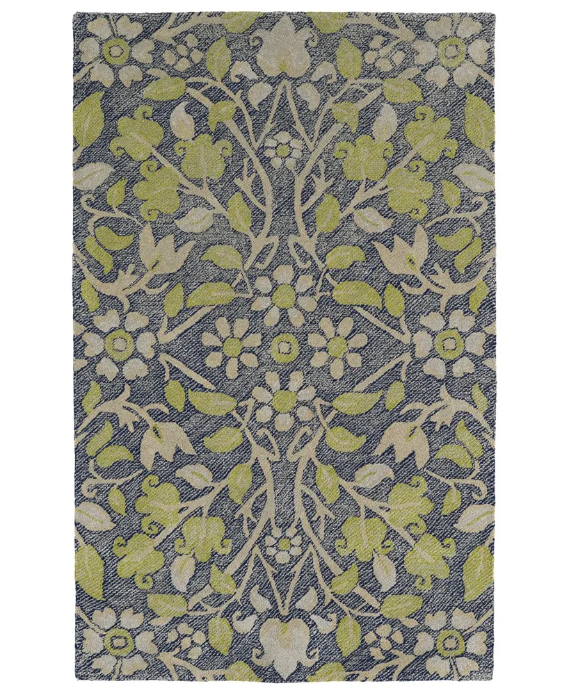 Kaleen Weathered WTR04-22 Navy 2' x 3' Outdoor Area Rug