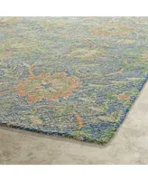 Kaleen Weathered WTR07-17 Blue 4 'x 6' Outdoor Area Rug