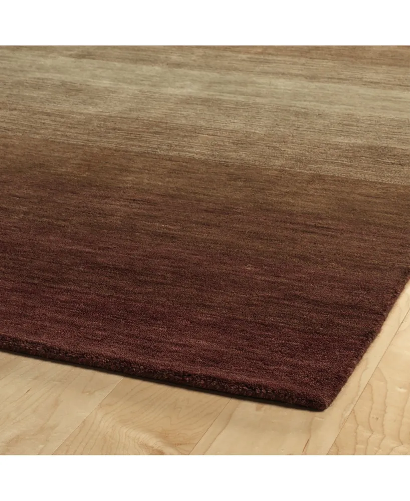 Kaleen Shades SHD01-108 Wine 5' x 7'6" Area Rug