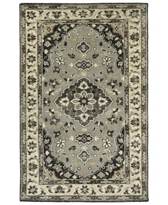 Kaleen Herrera HRA06-75 Gray 8' x 10' Area Rug