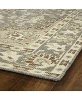 Kaleen Herrera HRA08-75 Gray 5'6" x 8'6" Area Rug