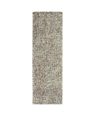 Kaleen Lucero LCO01-65 Aubergine 2'6" x 8' Runner Rug