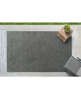 Kaleen Minkah MKH04-38 Charcoal 5' x 7' Outdoor Area Rug