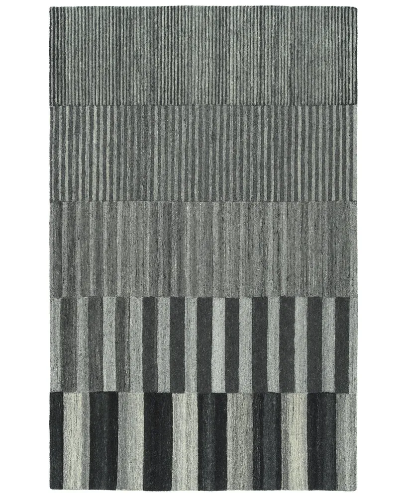 Kaleen Alzada ALZ01-38 Charcoal 8' x 10' Area Rug