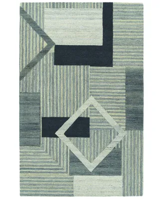 Kaleen Alzada ALZ04-17 Blue 8' x 10' Area Rug