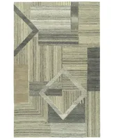 Kaleen Alzada ALZ04-49 Brown 2' x 3' Area Rug