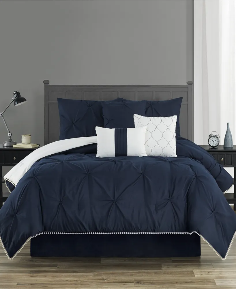 Pom-Pom Twin 6 Piece Comforter Set