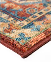 Orian Alexandria Bombay Red 5'1" x 7'6" Area Rug