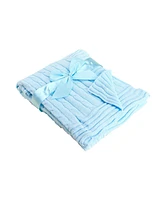 3 Stories Trading Baby Mode Signature Cable Knit Baby Blanket Gift Set