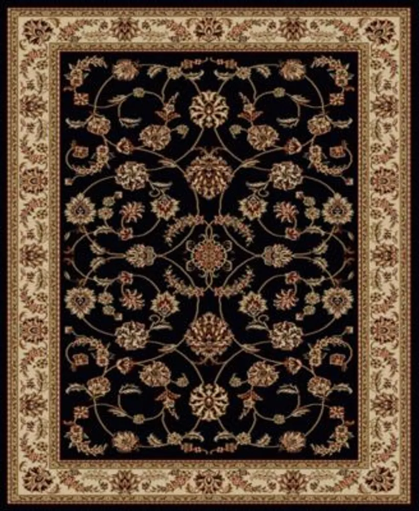 Closeout Km Home Pesaro Black Area Rug Collection