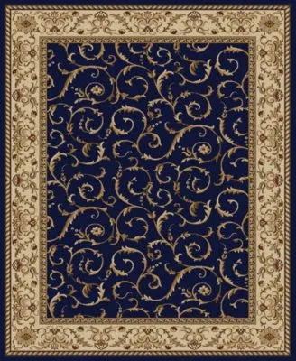 Closeout Km Home Pesaro Blue Area Rug Collection