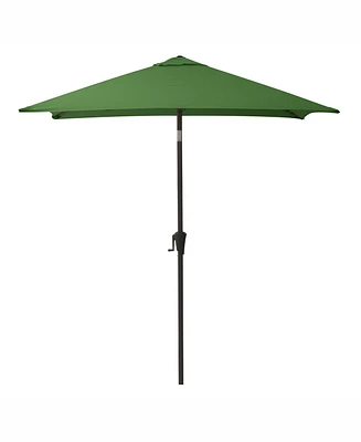 CorLiving 9ft Square Tilting Sand Grey Patio Umbrella