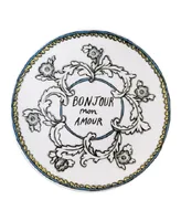 Twig New York Bonjour Mon Amour 8" Salad Plate