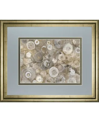 Classy Art Natural Agate by Albena Hristova Framed Print Wall Art - 34" x 40"