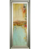 Classy Art Eastside Story Ii by Erin Ashley Framed Print Wall Art - 18" x 42"