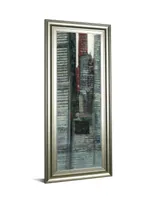 Classy Art Urban Landscape Vi by Norman Wyatt Framed Print Wall Art - 18" x 42"