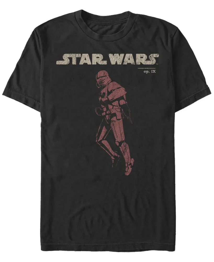 Star Wars Men's Rise Of Skywalker Sith Trooper Jet Pack Short Sleeve T-Shirt