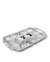 Arthur Court Designs Aluminum Grape Entertainment Tray 4 Sections