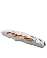 Arthur Court Carmel Collection Signature Aluminum Baguette Bread Tray