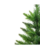 Northlight 18" Mini Balsam Pine Artificial Christmas Tree in Burlap Base - Unlit