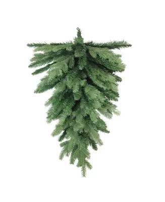 Northlight 30" Coniferous Mixed Pine Artificial Christmas Teardrop Swag - Unlit