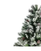 Northlight 6' Flocked Angel Pine Artificial Christmas Tree - Unlit