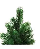 Northlight 11" Matte Finish Mini Pine Christmas Tree in Dark Coffee Brown Vase