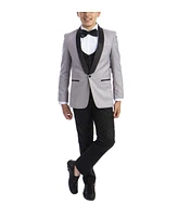 Perry Ellis Toddler Boy's 5-Piece Slim Fit Shawl Tuxedo Set