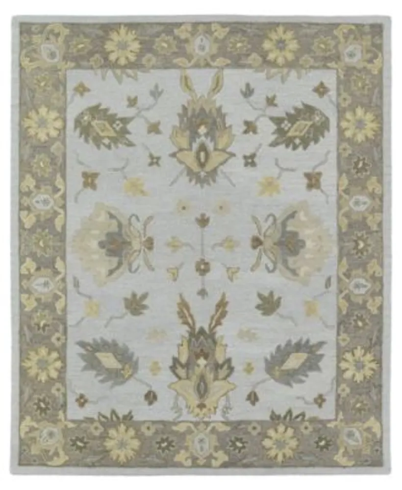 Kaleen Brooklyn Delaney Silver Area Rug Collection