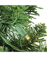 Northlight 36" Pre-Lit Northern Pine Artificial Christmas Wreath