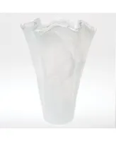 Vietri Onda Large Glass Vase