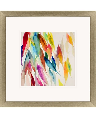 Paragon Fallen Colorful Leaves I Framed Wall Art, 43" x 43"