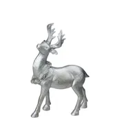 Northlight 10.5" Elegant Silver Christmas Table Top Reindeer Figure