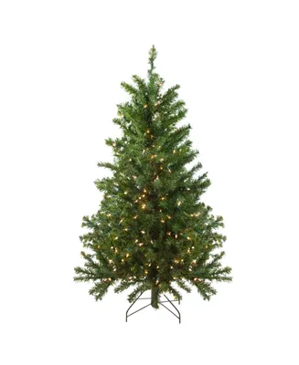 Northlight 4' Pre-Lit Canadian Pine Artificial Christmas Tree - Clear Lights
