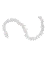 Northlight 50' Pre-Lit Commercial Length Snow White Christmas Garland - Clear Lights