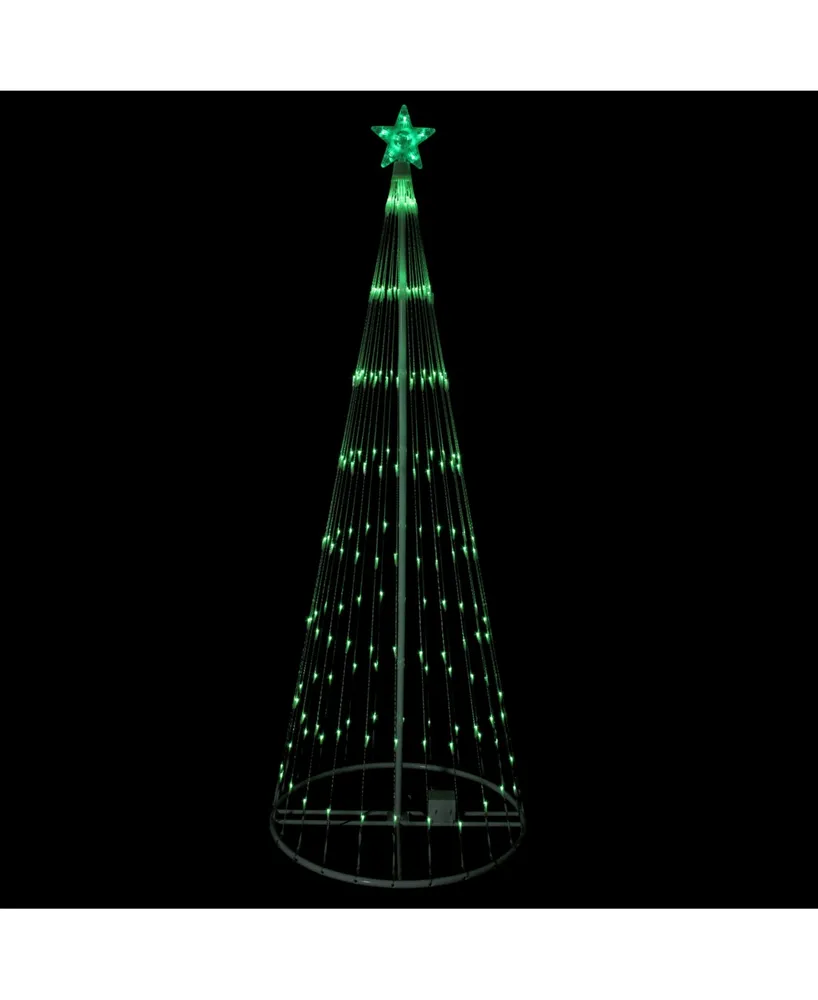 Northlight 6' Led Lighted Show Cone Christmas Tree Outdoor Decoration