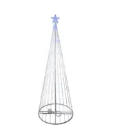 Northlight 12' Led Lighted Show Cone Christmas Tree Outdoor Decoration