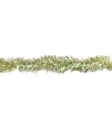 Northlight 12' Starburst Iridescent and Gold Christmas Tinsel Garland - Unlit