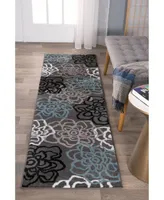 Main Street Rugs Montane Mon108 Gray 2' x 7'2" Runner Rug