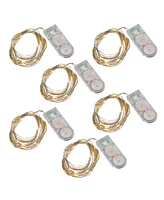 Lumabase Battery Operated Fairy String Lights, Set of 6