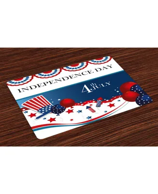 Ambesonne 4th of July Place Mats