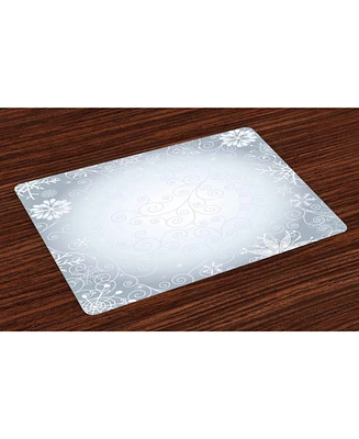 Ambesonne Ombre Place Mats, Set of 4