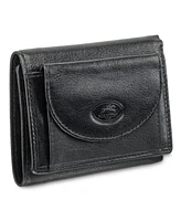 Men's Mancini Equestrian2 Collection Rfid Secure Trifold Wallet with Coin Pocket