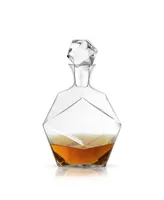 Viski Faceted Crystal Liquor Decanter